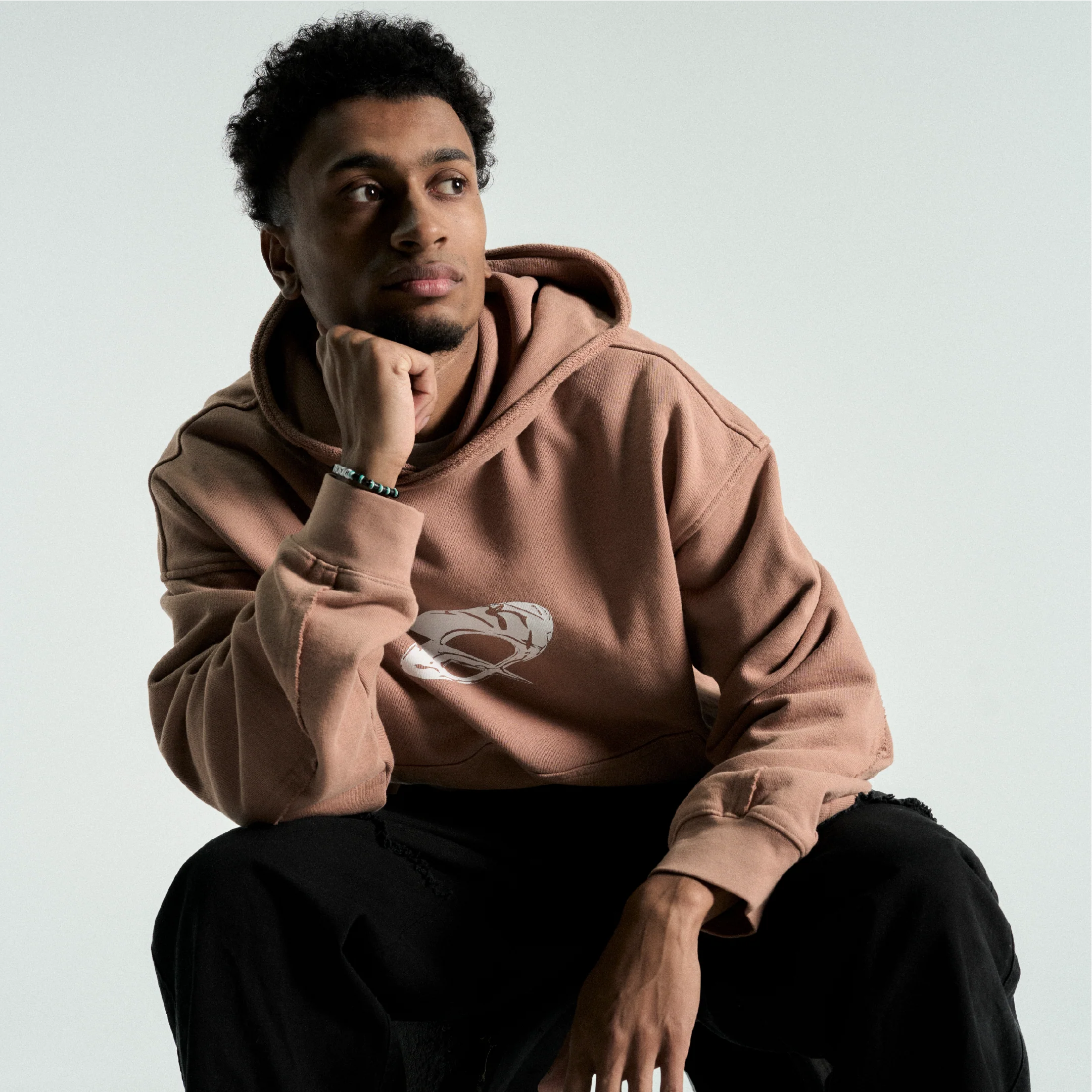 Quadrant Core Hoodie - Brown Hazelnut - Image 4